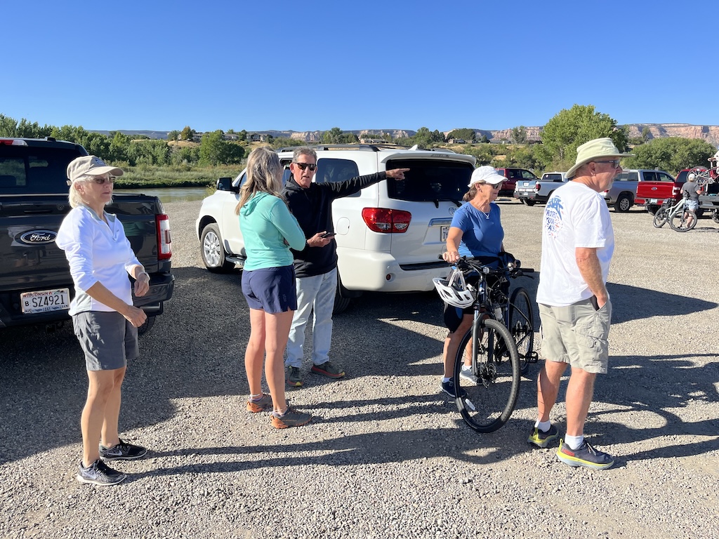 Bike ride gathering