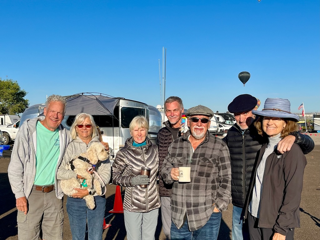 with the Nelsons and New Mexico Airstream Club.