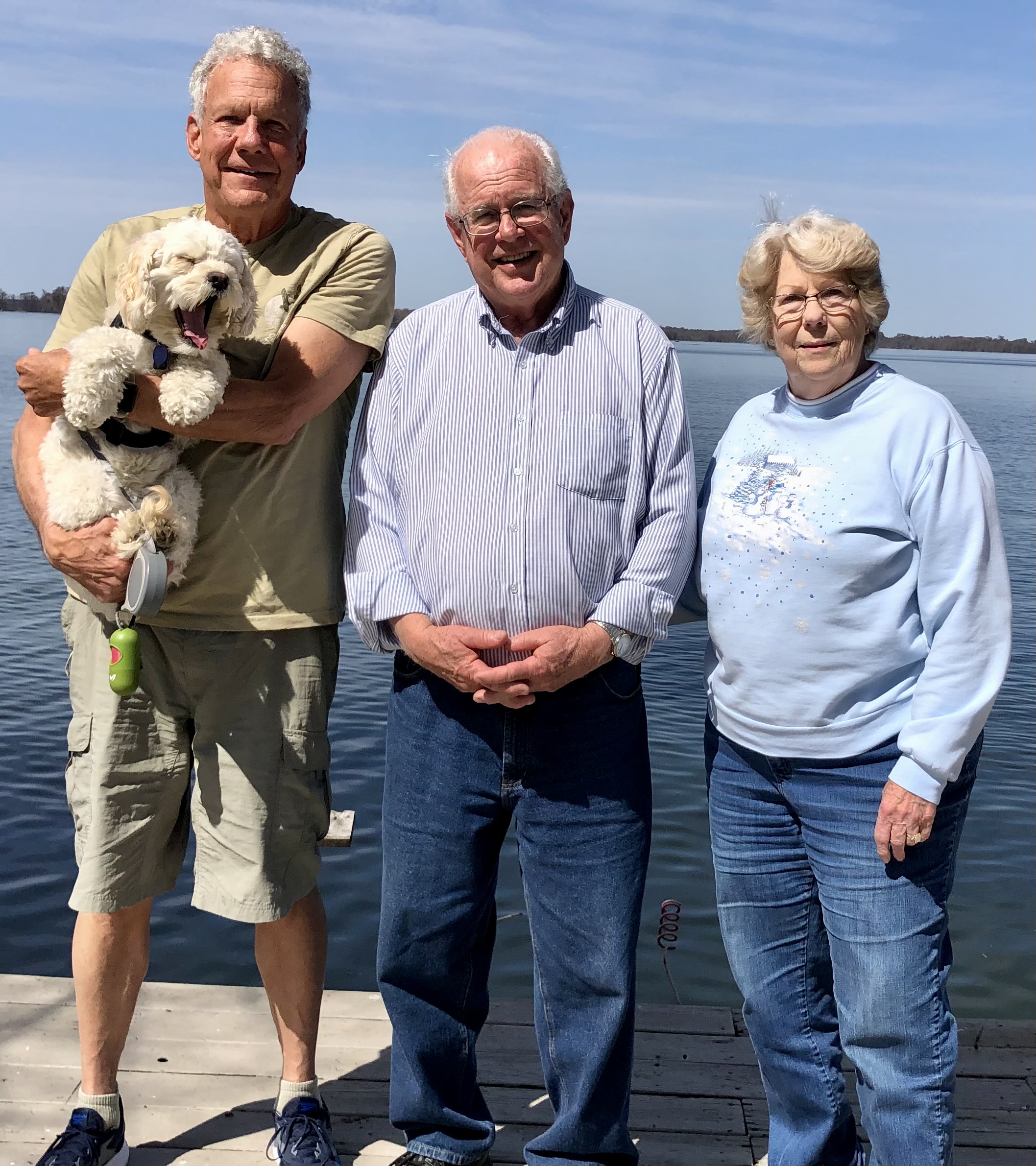 Jeff, Lulu, Brother John and his wife, Lois