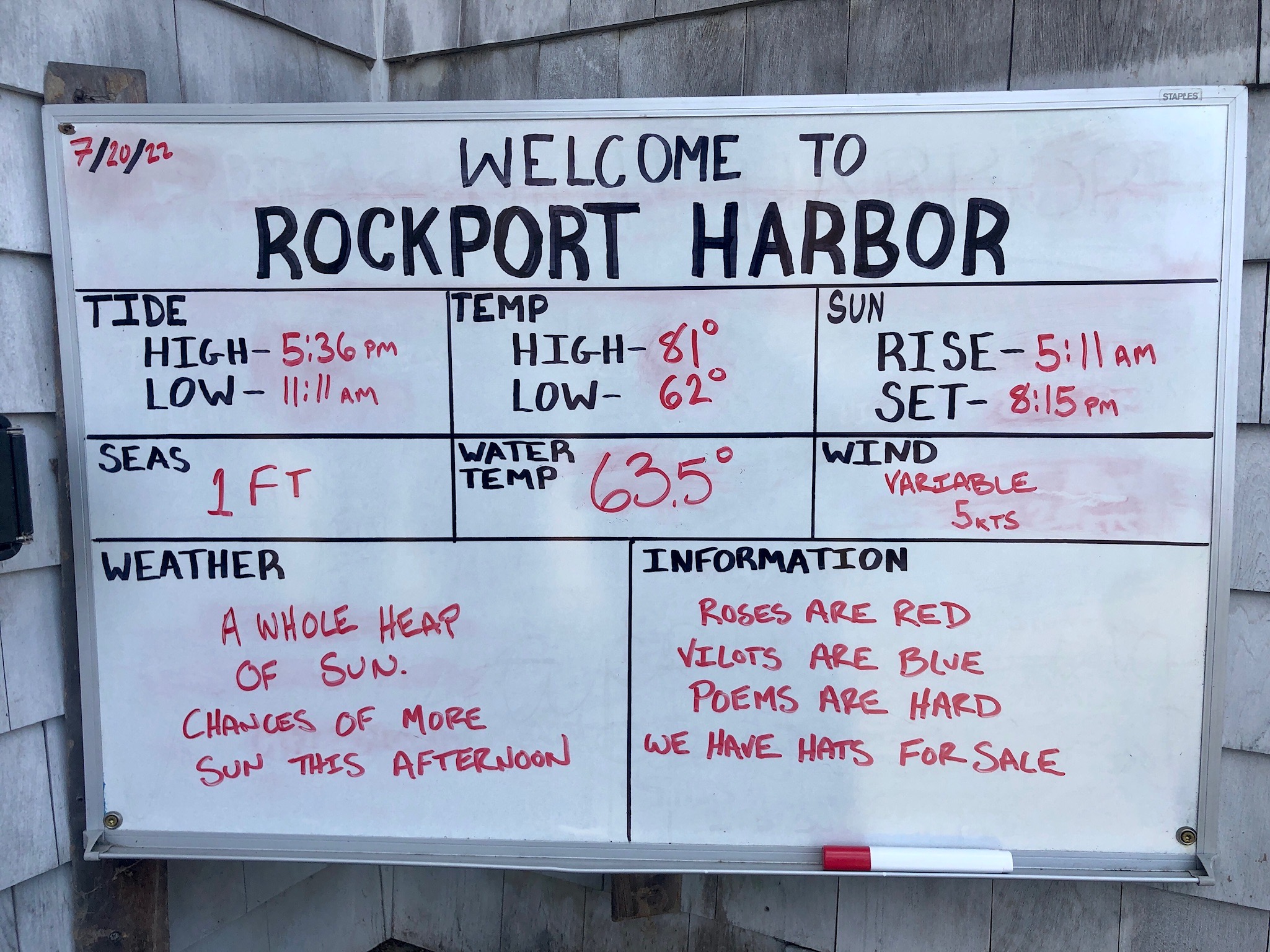 Expore Harbors day
