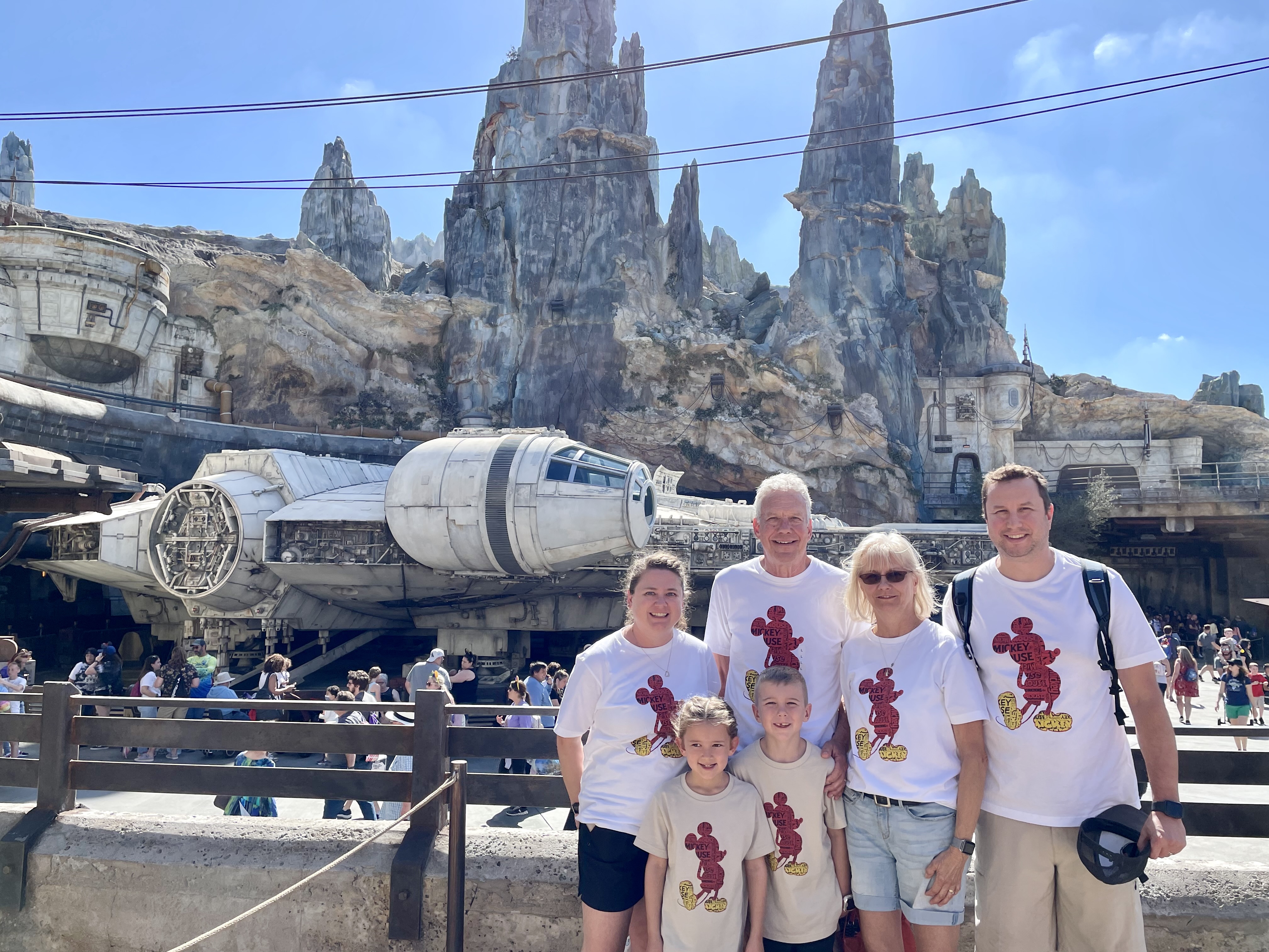 Disney with Justin & Mary's family!