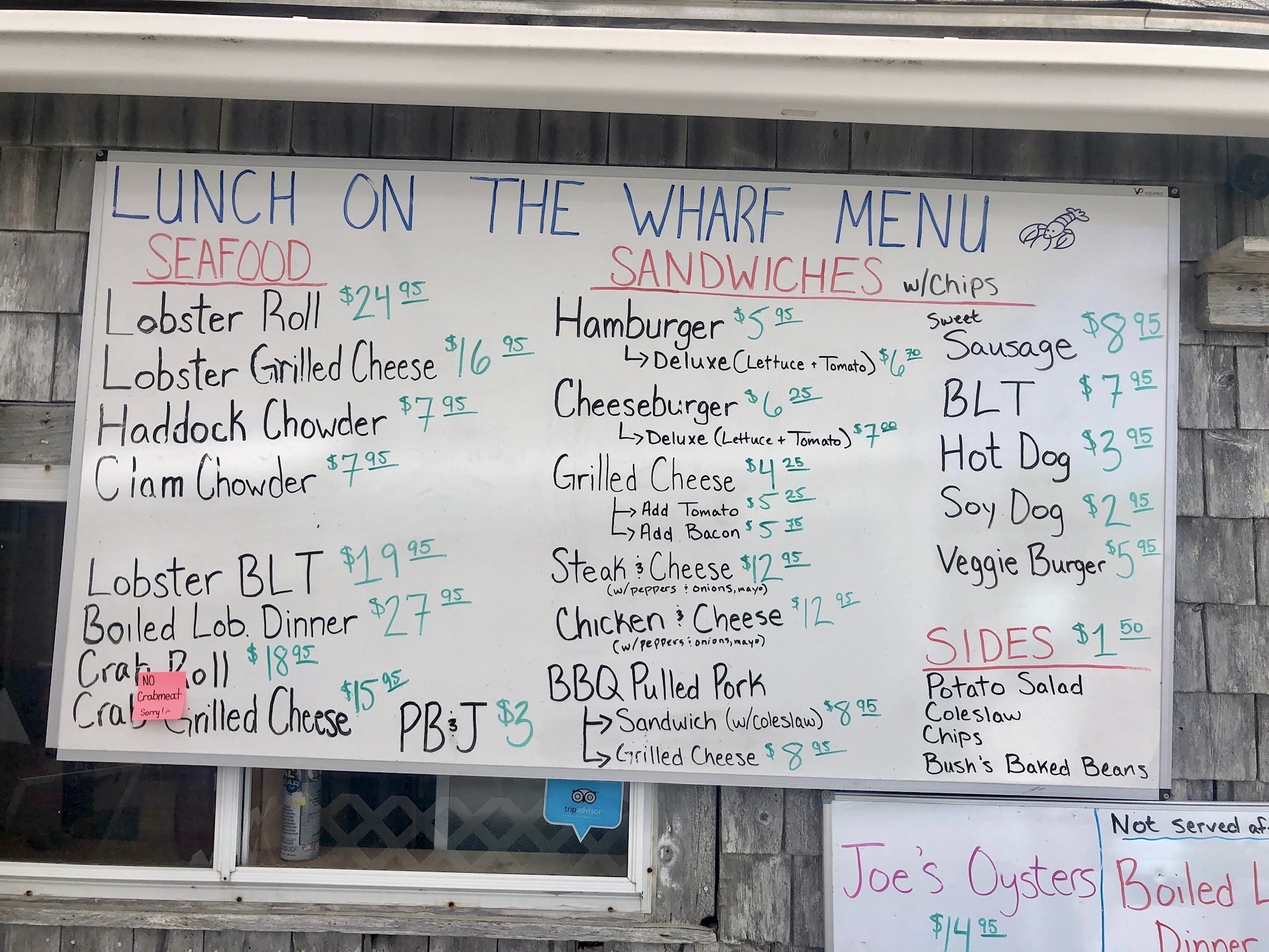 Menu Corea Harbor