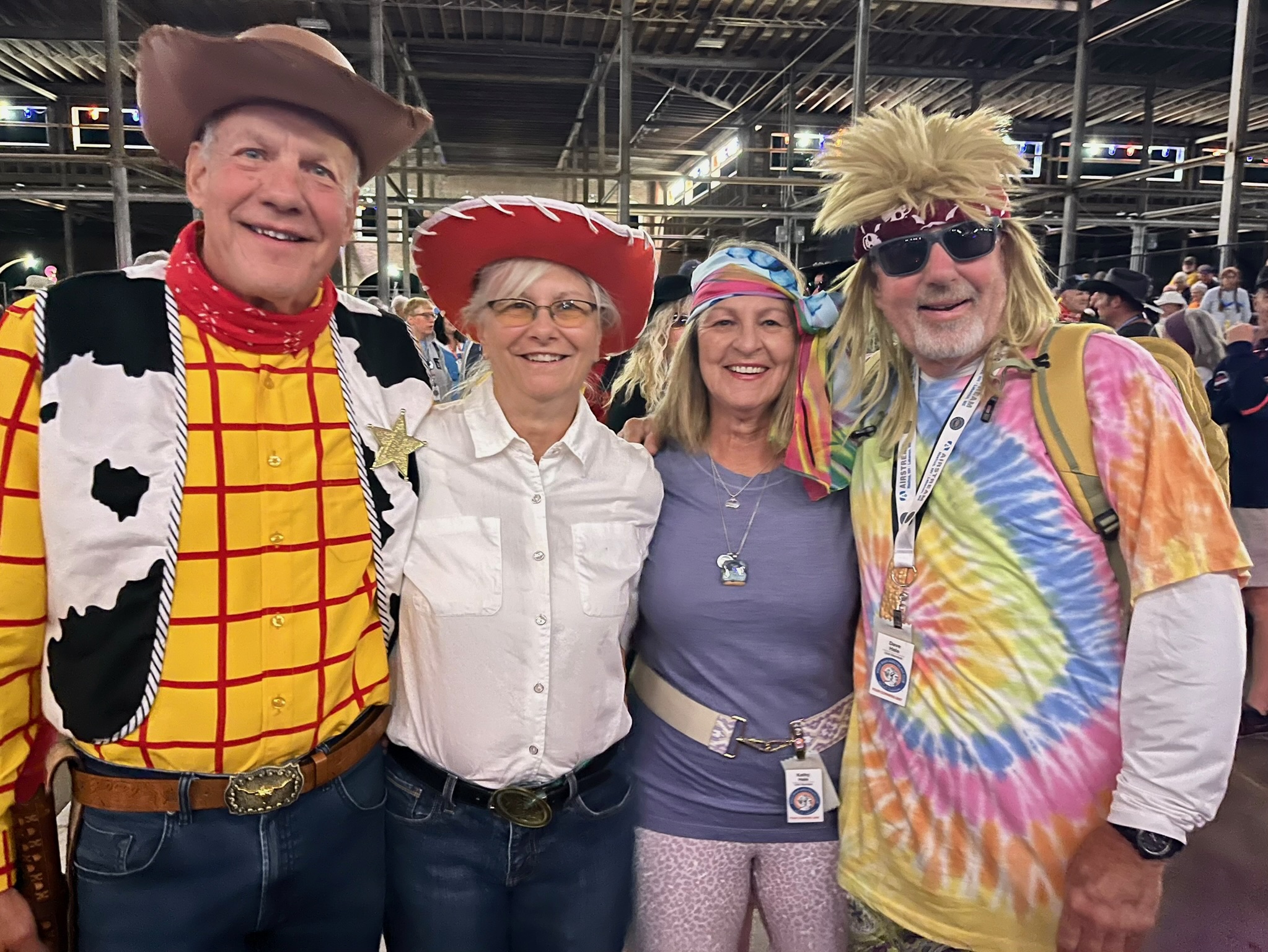 A highlite was the Costume dance; here with our frinds from Colorado, Kathy and Dave.